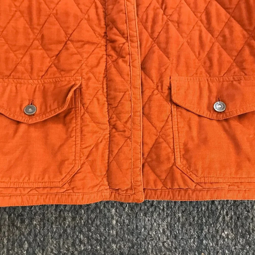 Vintage Eddie Bauer Quilted Jacket, Rust Colored, Size Medium - Picture 8 of 9